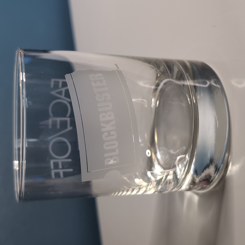 Vintage 1997 Blockbuster Paramount Face/Off  Promotional Low Ball Glasses